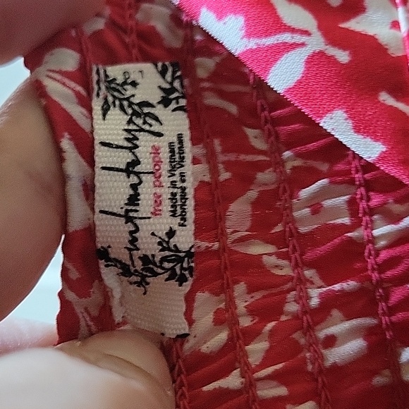 Free people spaghetti strap silk dress - Picture 2 of 4